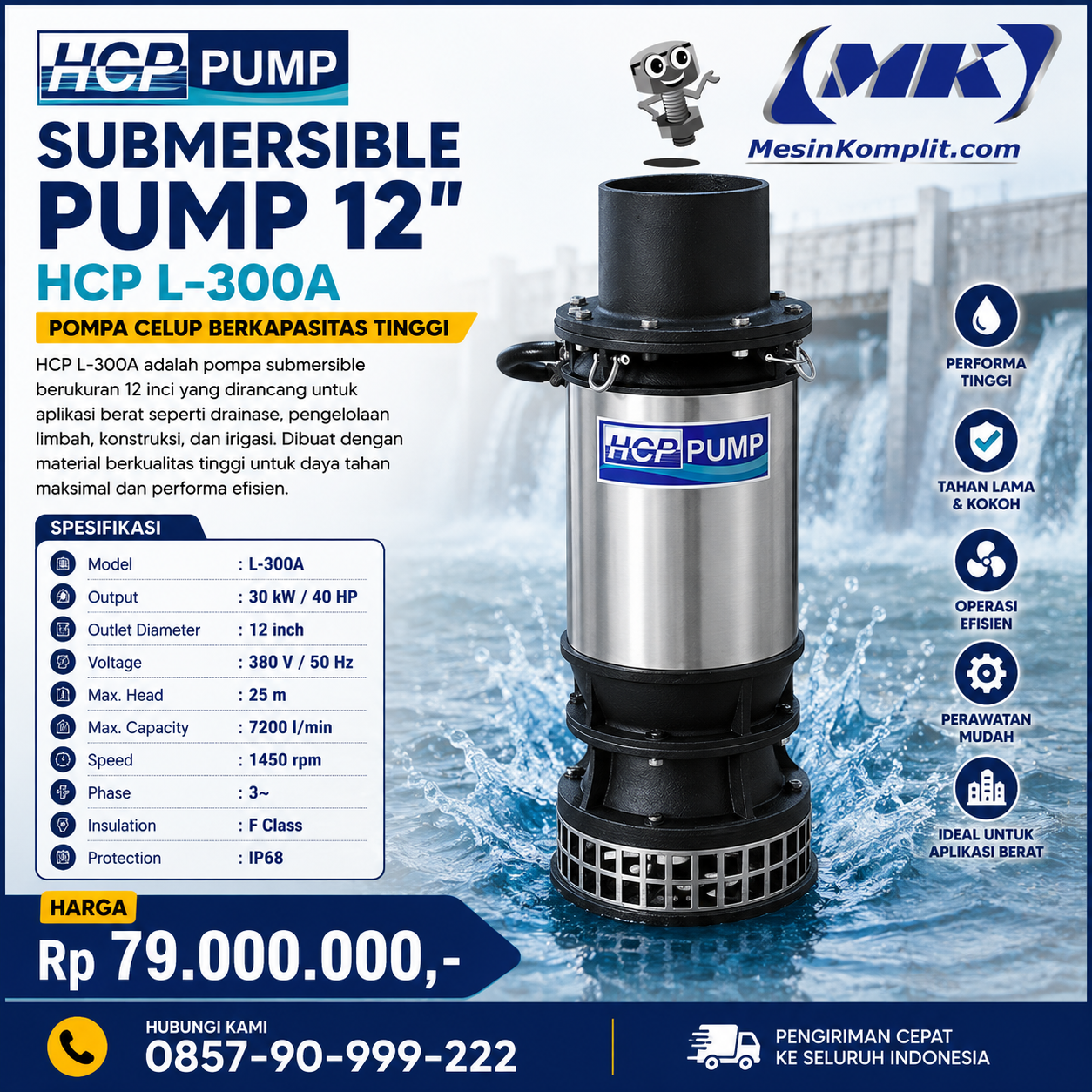 Pompa Celup 15HP (PM...